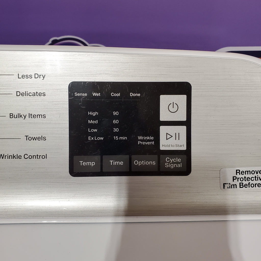 Pictures of Maytag 7.0 cu ft Electric Dryer with Moisture Sensing and Quick Dry Cycle 30131SD21 - MED6200KW - Scratch & Dent (Minor) - Neu Appliance Outlet - Discount Appliance Outlet in Austin, Tx