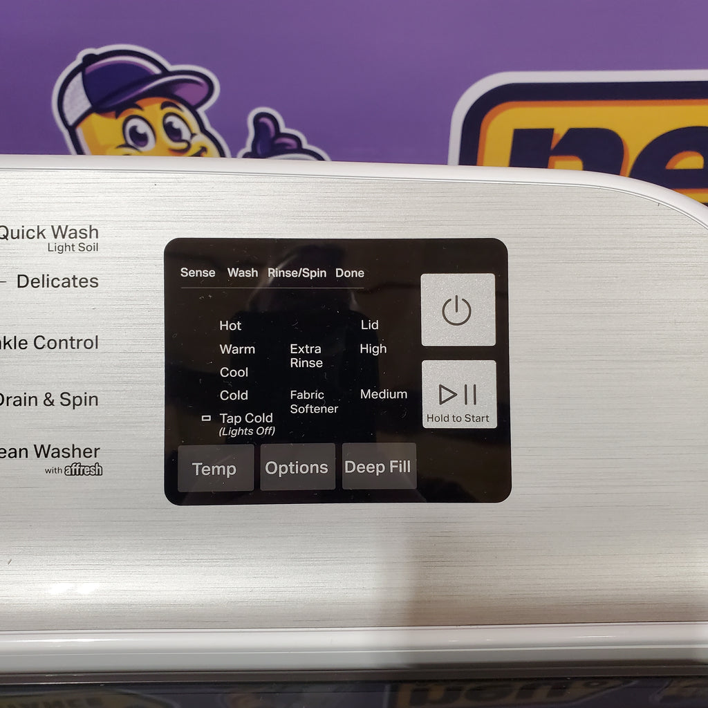 Pictures of Maytag Top Load 4.8 cu ft Washer with Deep Fill and Slow-Close Glass Lid 30131SD38 - MVW6200KW - Scratch & Dent (Minor) - Neu Appliance Outlet - Discount Appliance Outlet in Austin, Tx