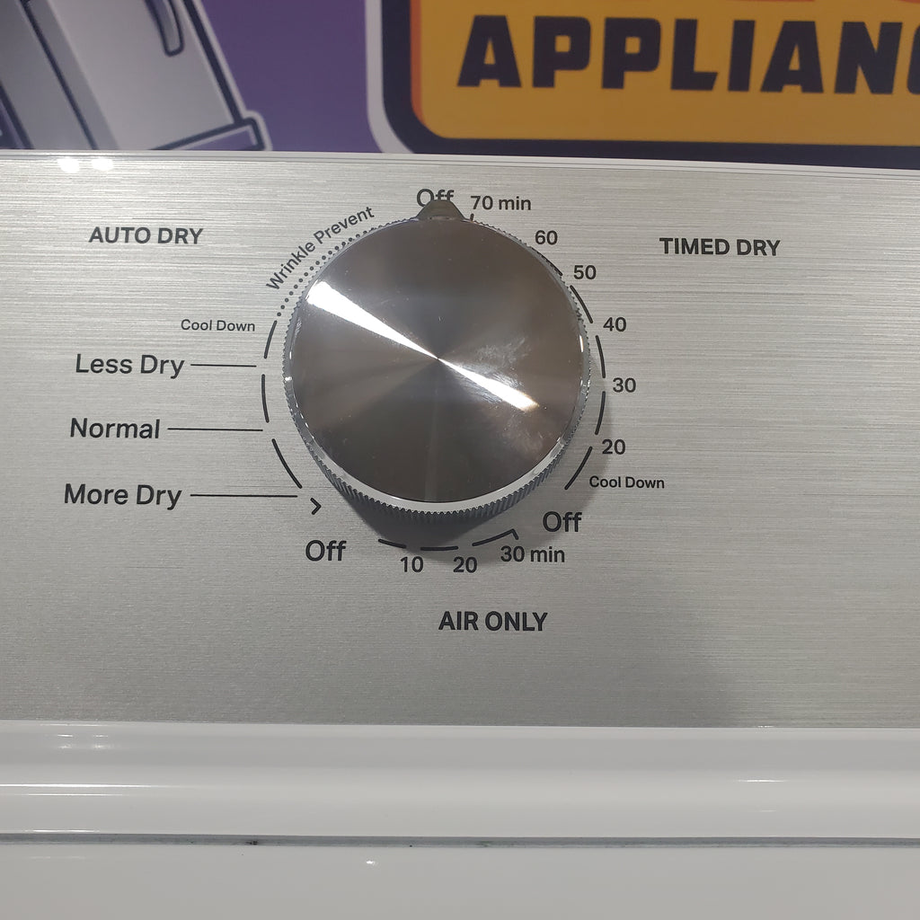 Pictures of Maytag 7.0 cu. ft. Electric Dryer with Reversible Door and Advanced Moisture Sensing MED4500MW - Open Box - Neu Appliance Outlet - Discount Appliance Outlet in Austin, Tx