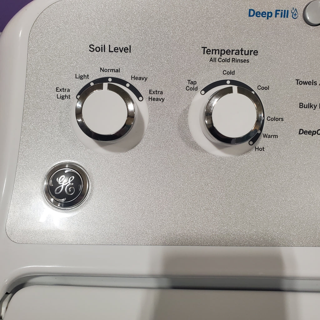 Pictures of Neu Select Silver Impeller Washer GE® ENERGY STAR® 4.4 cu. ft. stainless steel capacity washer - Certified Refurbished - Neu Appliance Outlet - Discount Appliance Outlet in Austin, Tx