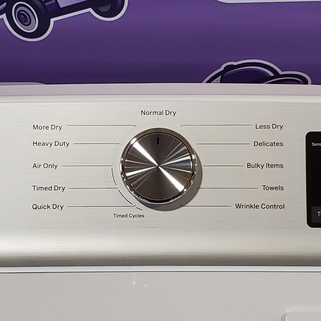 Pictures of Maytag 4.7 cu. ft. Smart Top Load Washing Machine with Extra Power Button and Deep Fill Option MVW6230HW - Open Box and Maytag 7.0 cu. ft. Electric Dryer with Moisture Sensing and Quick Dry Cycle 15029 - MED6200KW - Scratch & Dent (Minor) - Neu Appliance Outlet - Discount Appliance Outlet in Austin, Tx