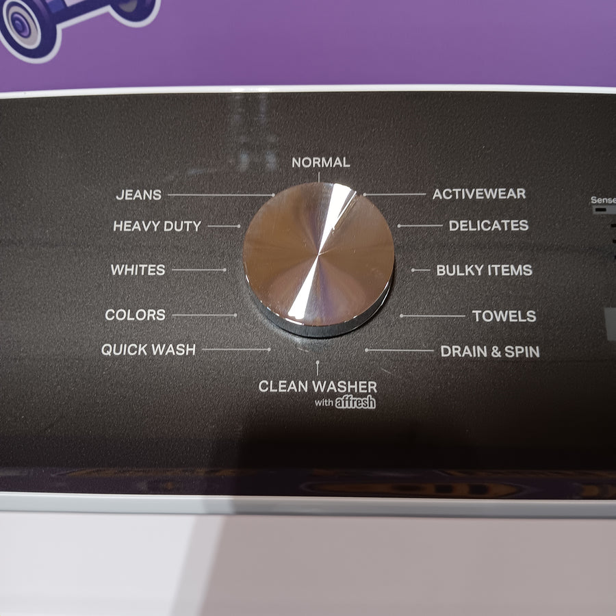 Whirlpool Top Load 4.7 Cu. Ft. Washer in White with 2-in-1 Removable Agitator WTW5057LW - Scratch & Dent - Minor and Whirlpool 7.0 cu. ft. Electric Dryer with Hamper Door 16247 - WED5010LW - Open Box