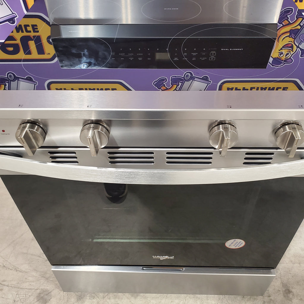 Pictures of Whirlpool 30-inch Electric Smart Range with Air Cooking Technology, High Speed Preheat Oven, No Preheat Air Fry, Steam/Self Clean, and WipeClean™ Coating WFES7530RZ - Scratch and Dent (minor) - Neu Appliance Outlet - Discount Appliance Outlet in Austin, Tx