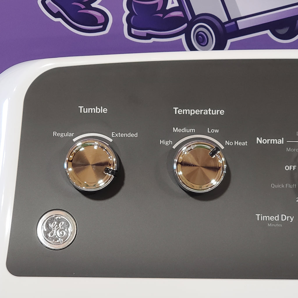 Pictures of GE 7.2 cu. ft. Capacity Electric Dryer with Up To 120 ft. Venting and Extended Tumble GTD48EASWWB - Open Box - Neu Appliance Outlet - Discount Appliance Outlet in Austin, Tx