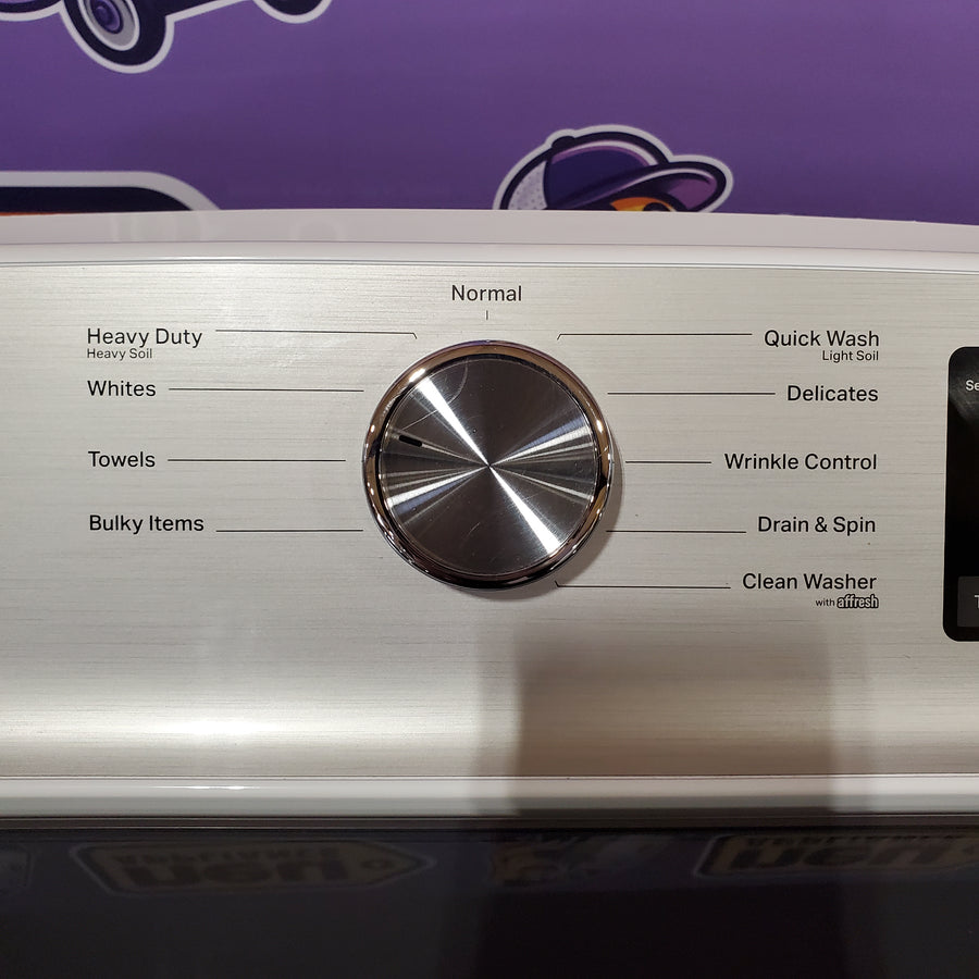 Maytag Top Load 4.8 cu ft Washer with Deep Fill and Slow-Close Glass Lid MVW6200KW - Scratch & Dent (Minor) and Maytag 7.0 cu. ft Top Load Gas Dryer with Moisture Sensing 16198 - MGD6200KW - Scratch and Dent (Minor)