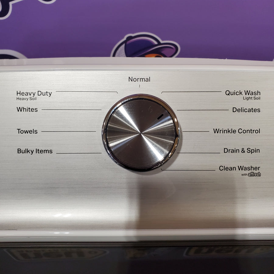 Maytag Top Load 4.8 cu ft Washer with Deep Fill and Slow-Close Glass Lid MVW6200KW - Scratch & Dent (Moderate) and Maytag 7.0 cu. ft Top Load Gas Dryer with Moisture Sensing 16222 - MGD6200KW - Scratch and Dent (Major)
