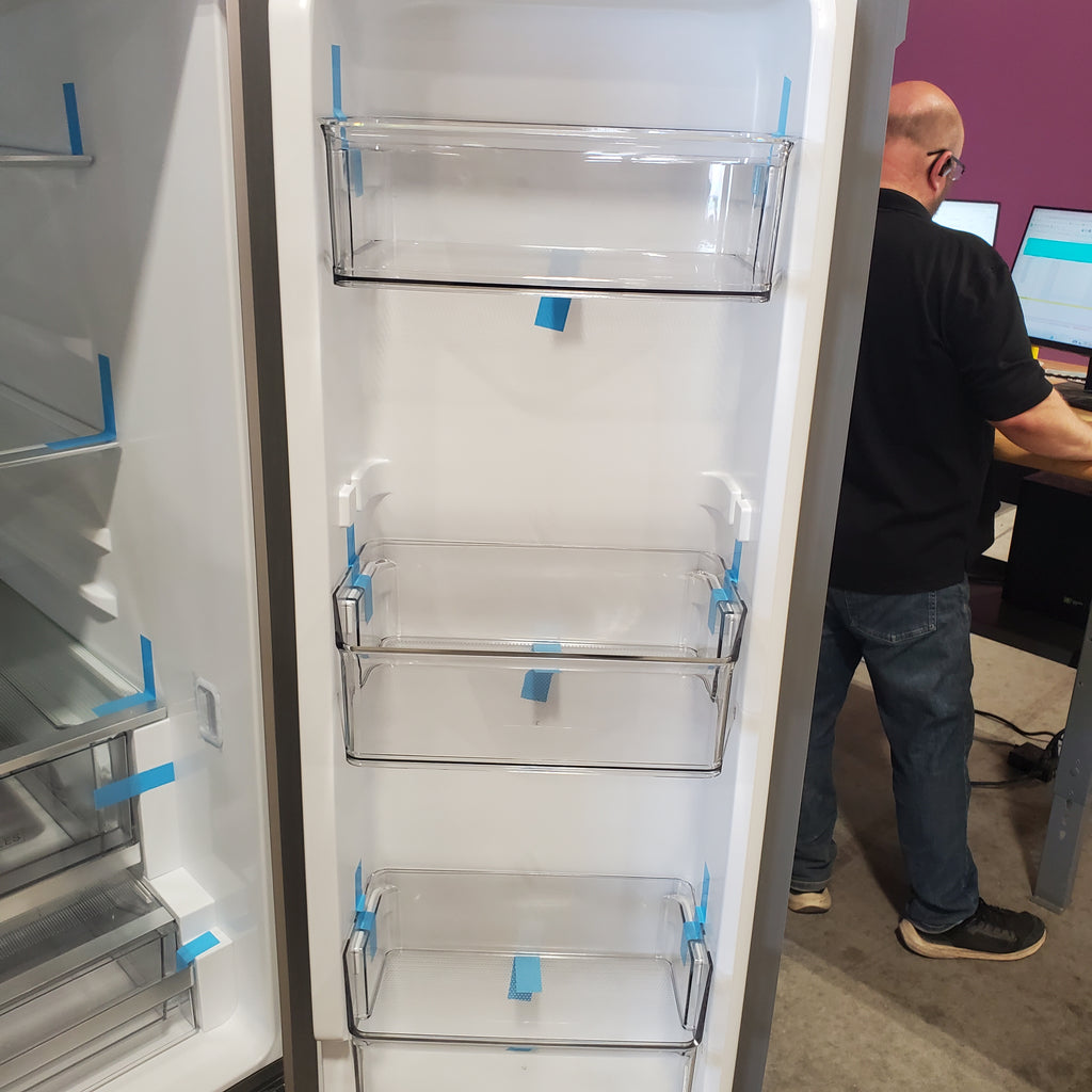Pictures of Whirlpool 30.53-cu ft French Door Refrigerator with Ice Maker (Fingerprint Resistant Stainless Finish) ENERGY STAR WRFF3536SZ - Open Box - Neu Appliance Outlet - Discount Appliance Outlet in Austin, Tx