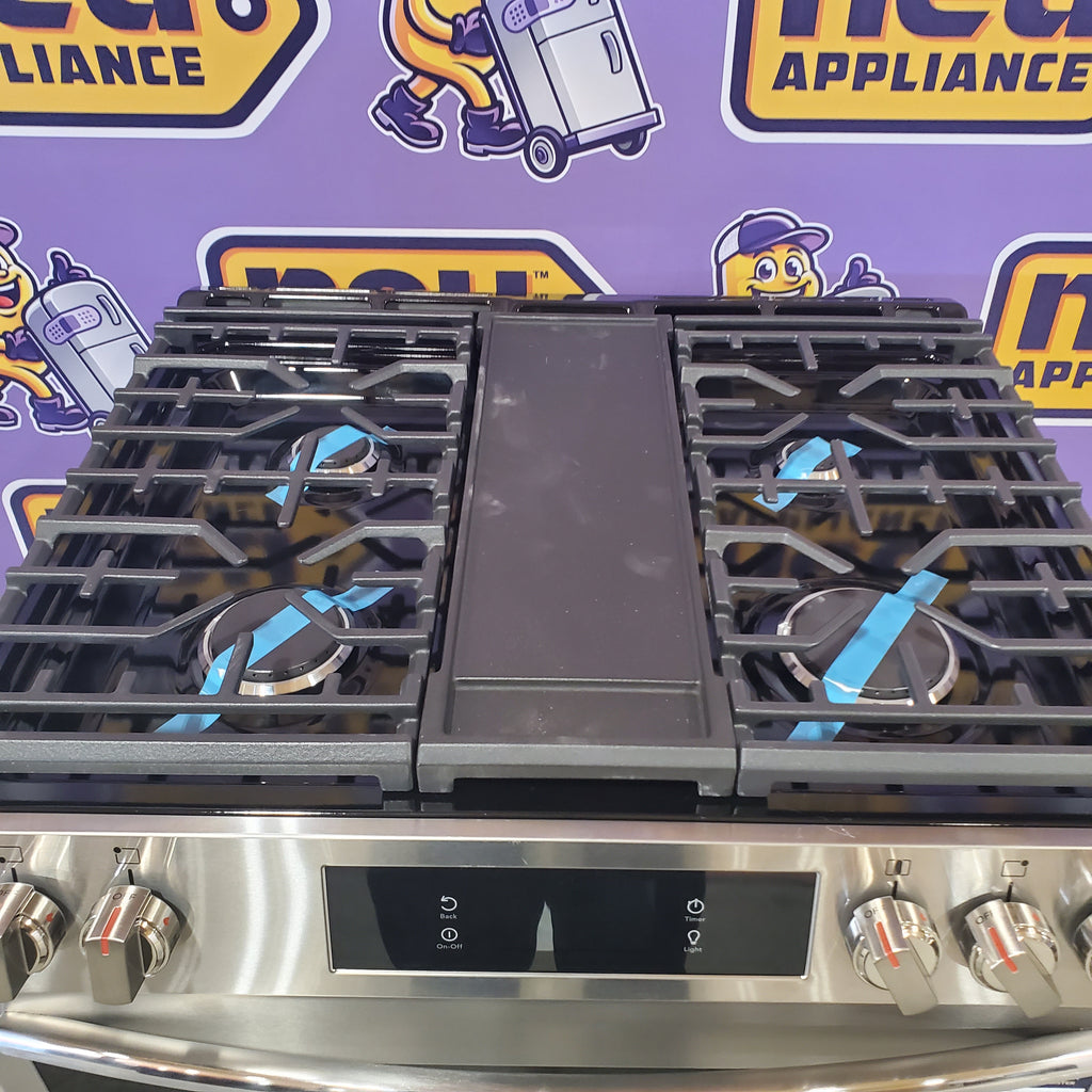 Frigidaire Gallery 6 cu. ft. 5 Burner Slide-In Gas Range with Total Convection and Air Fry in Smudge Proof Stainless Steel 3SD857 - GCFG3060BF - Open Box