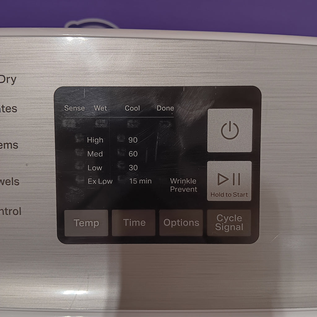Pictures of Maytag Top Load 4.8 cu ft Washer with Deep Fill and Slow-Close Glass Lid MVW6200KW - Open Box and Maytag 7.0 cu ft Electric Dryer with Moisture Sensing and Quick Dry Cycle 16169 - MED6200KW - Scratch & Dent (Minor) - Neu Appliance Outlet - Discount Appliance Outlet in Austin, Tx