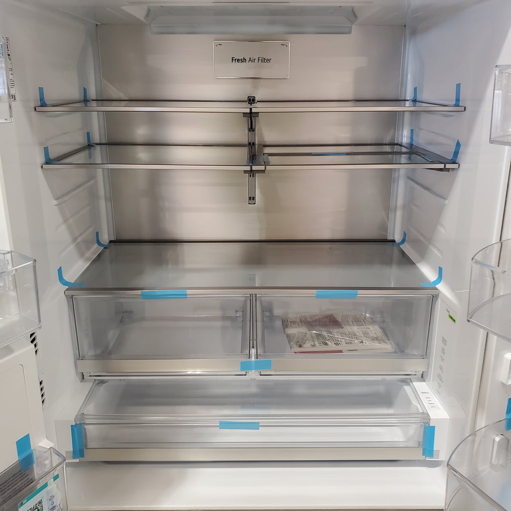Pictures of LG 26 cu. ft. Counter-Depth French Door Refrigerator in Stainless Steel with Mirror InstaView™ LRYKC2606S - Open Box - Neu Appliance Outlet - Discount Appliance Outlet in Austin, Tx
