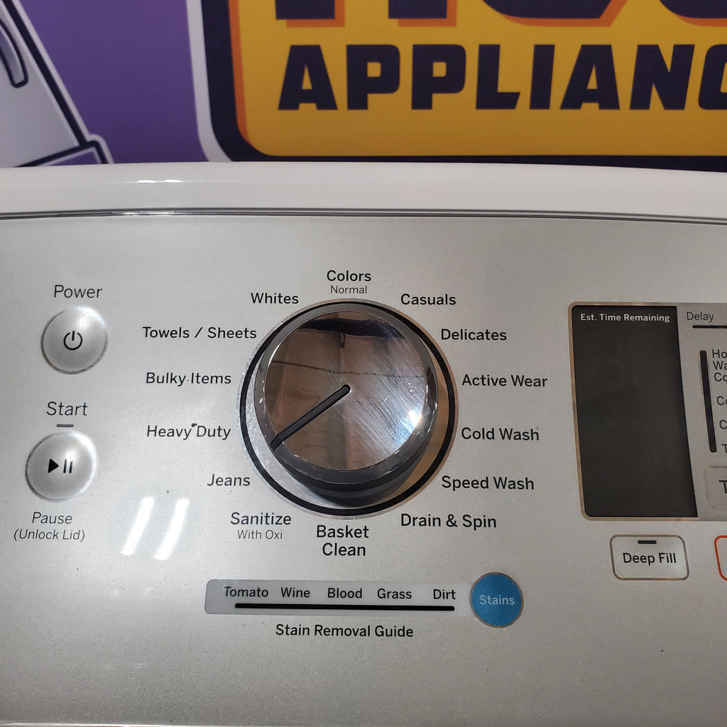 Pictures of GE ENERGY STAR® 4.5 cu. ft. Capacity Washer with Stainless Steel Basket GTW685BSLWS - Certified Refurbished - Neu Appliance Outlet - Discount Appliance Outlet in Austin, Tx