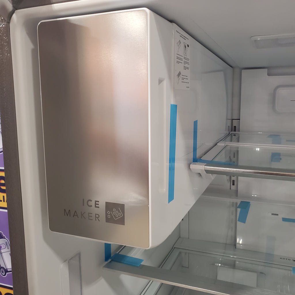 Pictures of Frigidaire 27.8-cu ft ENERGY STAR French Door Refrigerator with Dual Ice Maker in Fingerprint Resistant Stainless Steel GRFS2853AF - Scratch & Dent (Minor) - Neu Appliance Outlet - Discount Appliance Outlet in Austin, Tx