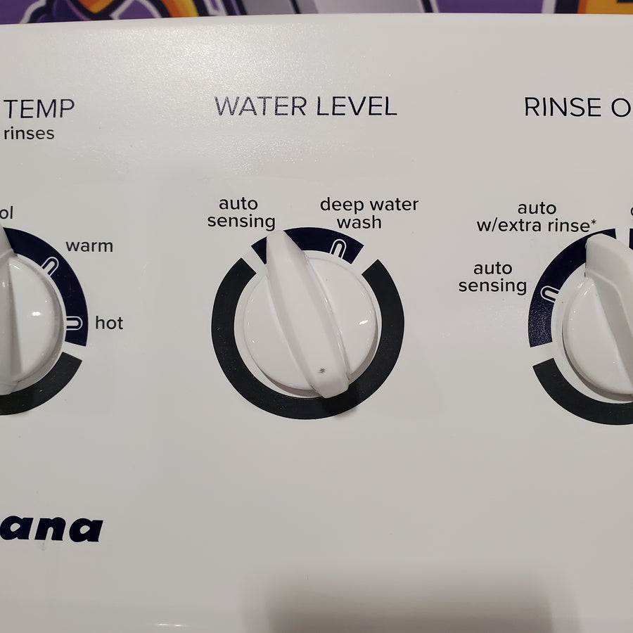 Amana Top Load 3.8 Cu. Ft. Washer with High Efficiency Agitator in White 22132SD124 - NTW4519JW - Scratch & Dent (Minor)