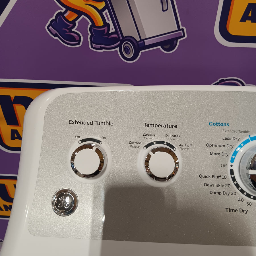 GE White Top Load 4.0 Cu. Ft. Capacity Washer with Stainless Steel Wash Basket GTW325ASWWW - New in Box and  GE ENERGY STAR 7.4 cu. ft. Capacity Aluminized Alloy Drum Electric Dryer with Sensor Dry  16280 - GTD65EBSJWS - Certified Refurbished