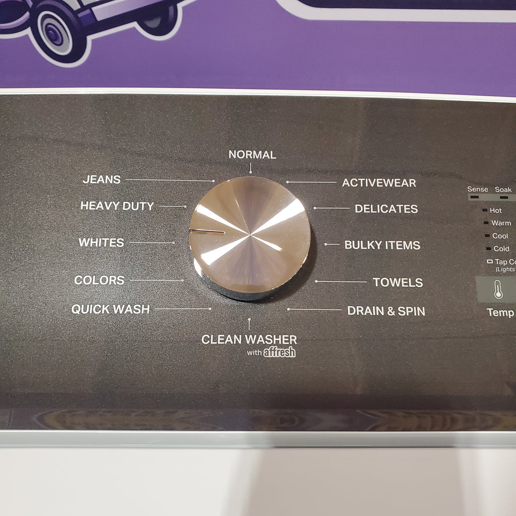 Whirlpool Top Load 4.7 Cu. Ft. Washer in White with 2-in-1 Removable Agitator WTW5057LW - Scratch & Dent - Minor and Whirlpool 7.0 cu. ft. Electric Dryer with Hamper Door 16107 - WED5010LW - Open Box