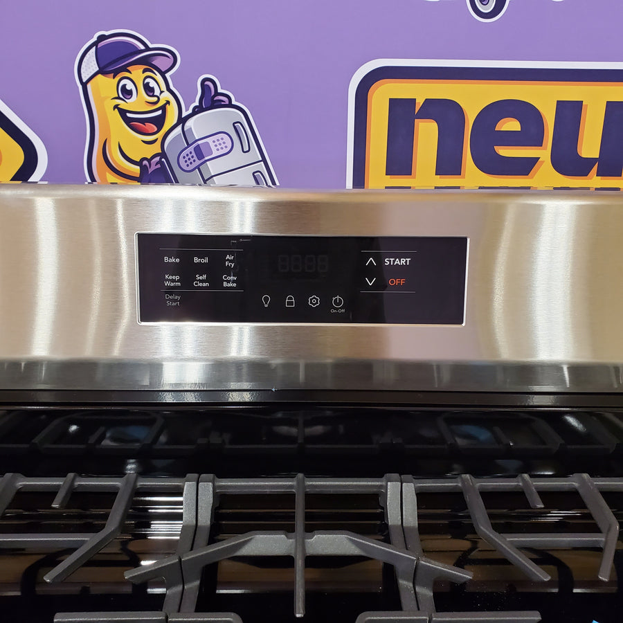 Frigidaire Stainless Steel Gas Range with Air Fry and Five Burner Cooktop 20531SD487 - FCRG3083AS - Scratch & Dent (Minor)