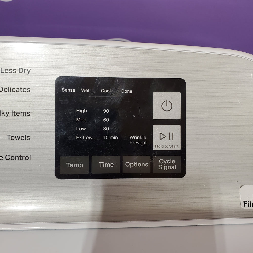 Pictures of Maytag Top Load 4.8 cu ft Washer with Deep Fill and Slow-Close Glass Lid MVW6200KW - Scratch & Dent (Minor) and Maytag 7.0 cu ft Electric Dryer with Moisture Sensing and Quick Dry Cycle 16162 - MED6200KW - Scratch & Dent (Minor) - Neu Appliance Outlet - Discount Appliance Outlet in Austin, Tx