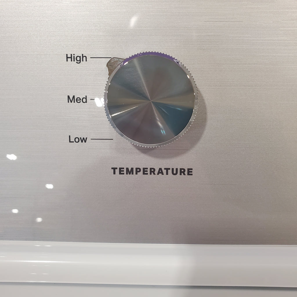 Pictures of Maytag Top Load 4.8 Cu. Ft. Washer with Extra Power MVW5430MW - Scratch and Dent (Moderate) and Maytag Front Load Wrinkle Prevent Electric 7.0 Cu. Ft. Dryer with End of Cycle Signal MED4500MW - Open Box - Neu Appliance Outlet - Discount Appliance Outlet in Austin, Tx