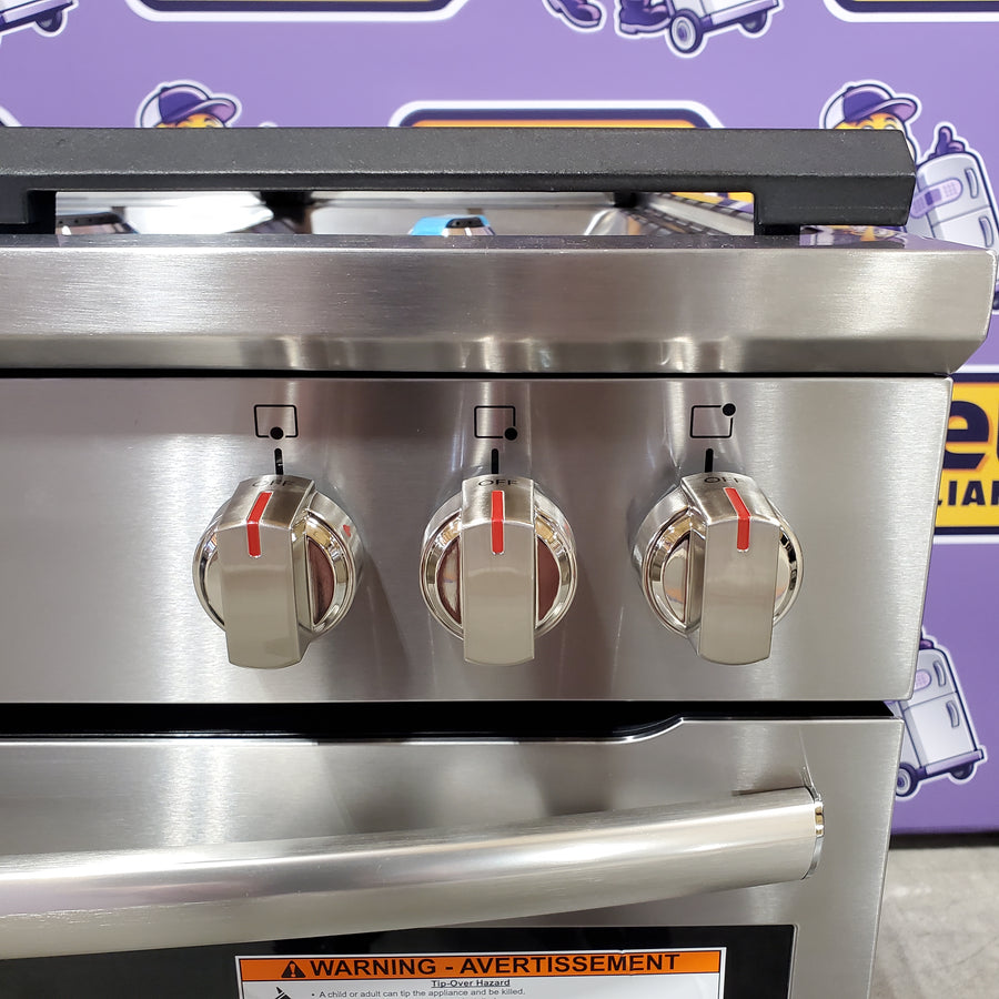 Frigidaire Gallery Stainless Steel 36" Gas Range with Quick Preheat + Air Fry 20132SD308 - GCFG3661AF - Scratch & Dent (Moderate)