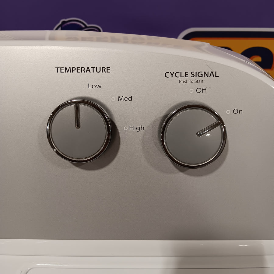 Whirlpool 3.5 cu. ft. High Efficiency Top Load Washing Machine with Deep Water Wash WTW4816FW - Scratch & Dent (Minor) and Whirlpool White Electric 7.0 Cu. Ft. Dryer with Auto Dry 16217 - WED4950HW - Scratch & Dent (Moderate)