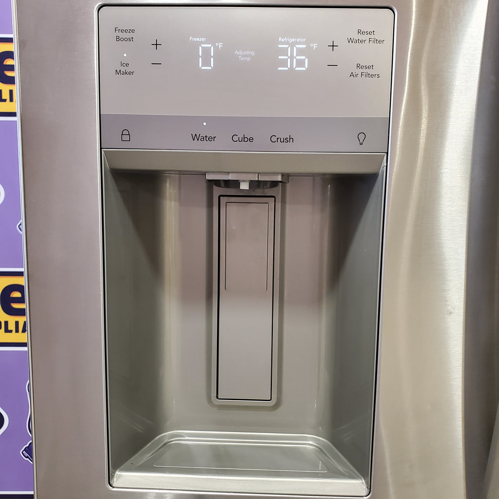 Pictures of Frigidaire 27.8 cu. ft. 3 Door French Door Refrigerator with Exterior Water and Ice Dispenser 22136SD341 - FRFS2823AS - Scratch & Dent (Moderate) - Neu Appliance Outlet - Discount Appliance Outlet in Austin, Tx