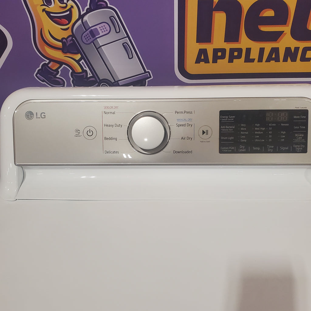Pictures of LG 4.5 cu. ft. Top Load Washer with Impeller WT7100CW - Certified Refurbished and LG 7.3 cu. ft. Ultra Large Capacity Electric Dryer with EasyLoad™ Door 16084 - DLE7400WE - Certified Refurbished - Neu Appliance Outlet - Discount Appliance Outlet in Austin, Tx