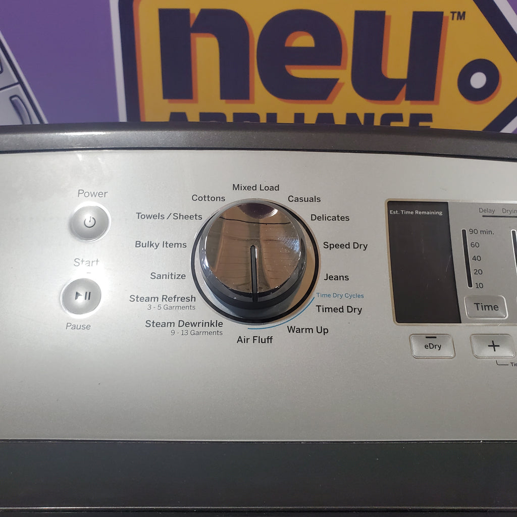 Pictures of GE Diamond Gray Smart Electric 7.4 Cu. Ft. Aluminized Alloy Drum Dryer with Sensor Dry GTD75ECPLDG - Certified Refurbished - Neu Appliance Outlet - Discount Appliance Outlet in Austin, Tx