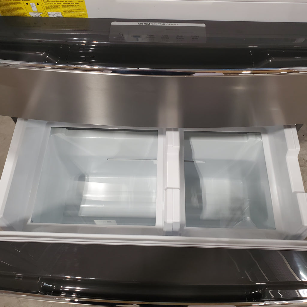 Pictures of Frigidaire Gallery 22 Cu. Ft. 4-Door Counter-depth French Door Refrigerator with Ice Maker (Fingerprint Resistant Stainless Steel) ENERGY STAR GRMC2273CF - Scratch and Dent (Major) - Neu Appliance Outlet - Discount Appliance Outlet in Austin, Tx