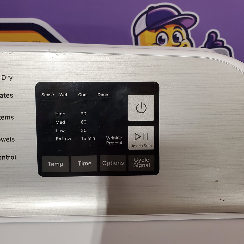 Pictures of Maytag Top Load 4.8 cu ft Washer with Deep Fill and Slow-Close Glass Lid MVW6200KW - Scratch & Dent (Minor) and Maytag 7.0 cu ft Electric Dryer with Moisture Sensing and Quick Dry Cycle 16218 - MED6200KW - Open Box - Neu Appliance Outlet - Discount Appliance Outlet in Austin, Tx