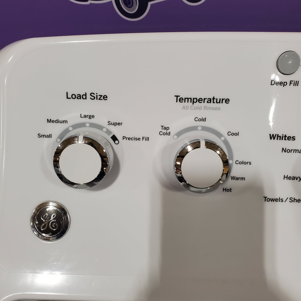 Pictures of GE White Top Load 4.2 Cu. Ft. Washer with Stainless Steel Basket and Dual Action Agitator GTW460ASJWW - Certified Refurbished - Neu Appliance Outlet - Discount Appliance Outlet in Austin, Tx