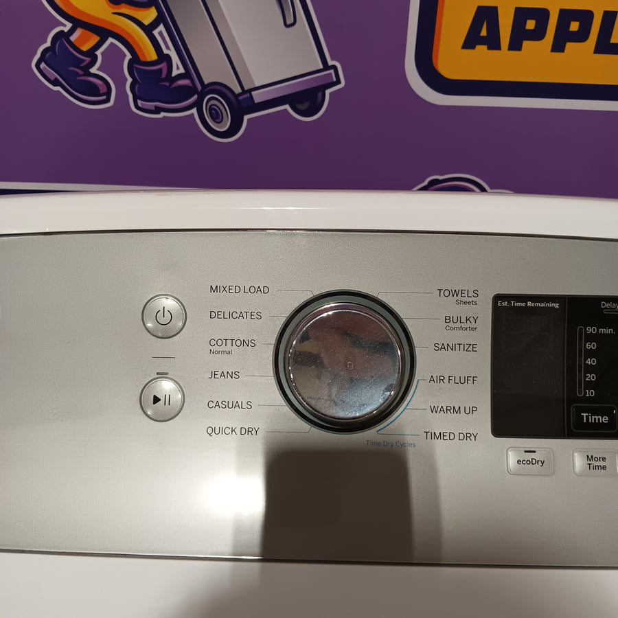 GE Top Load 4.0 Cu. Ft. Capacity Washer with Stainless Steel Wash Basket GTW325ASWWW - New in Box and GE 7.4-cu ft Vented Electric Dryer in White 16255 - GTD72EBSNWS - Certified Refurbished