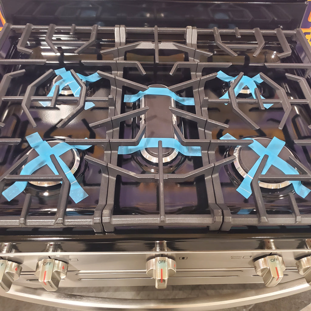 Pictures of Frigidaire 30-in 5 burners 5.1-cu ft Freestanding Natural Gas Range ( Fingerprint Resistant Stainless Steel )-FCRG306LAF - Neu Appliance Outlet - Discount Appliance Outlet in Austin, Tx