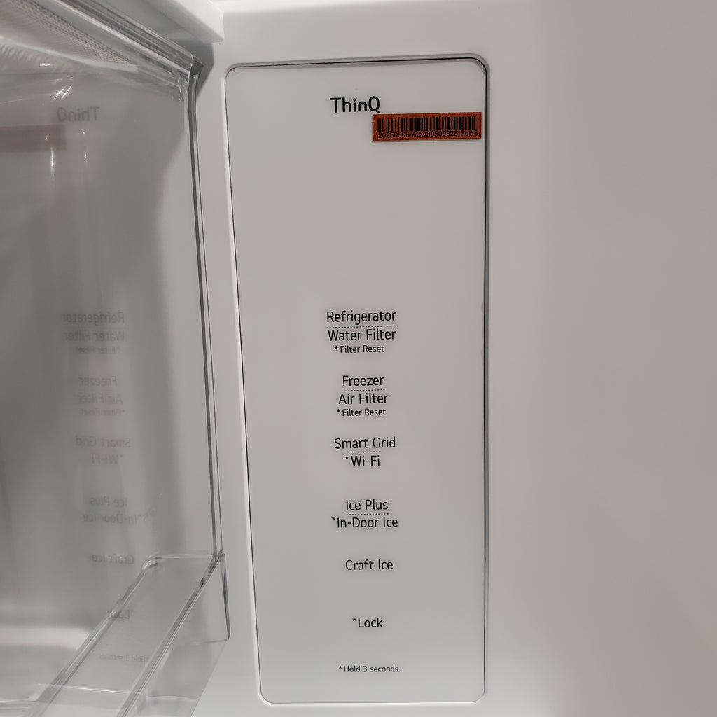 Pictures of LG 26 cu. ft. Counter-Depth MAX™, French Door Refrigerator, with Craft Ice™ 31135SD273 - LRRXC2606S - Scratch & Dent (Major) - Neu Appliance Outlet - Discount Appliance Outlet in Austin, Tx