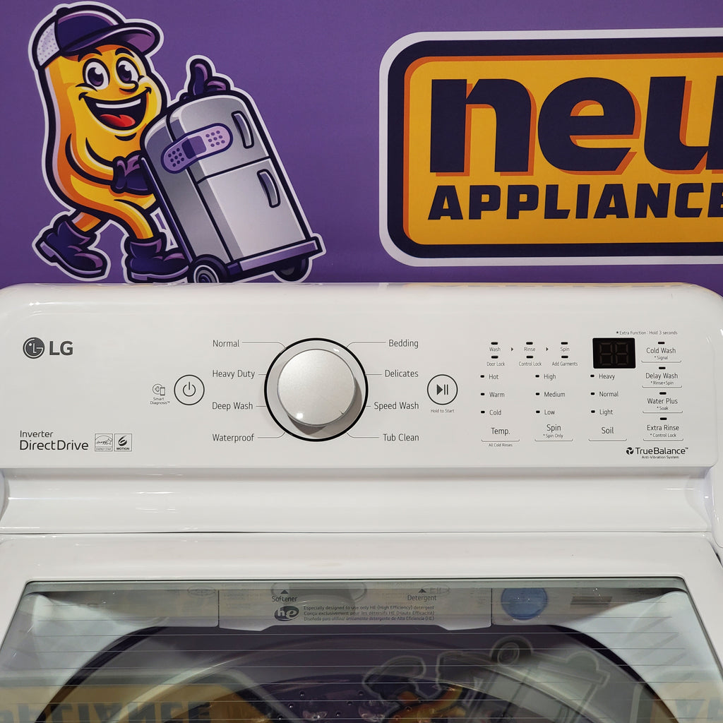 Pictures of LG White Top Load 5.0 Cu. Ft. Mega Capacity Washer with TurboDrum Technology WT7150CW - Scratch & Dent (Moderate) - Neu Appliance Outlet - Discount Appliance Outlet in Austin, Tx