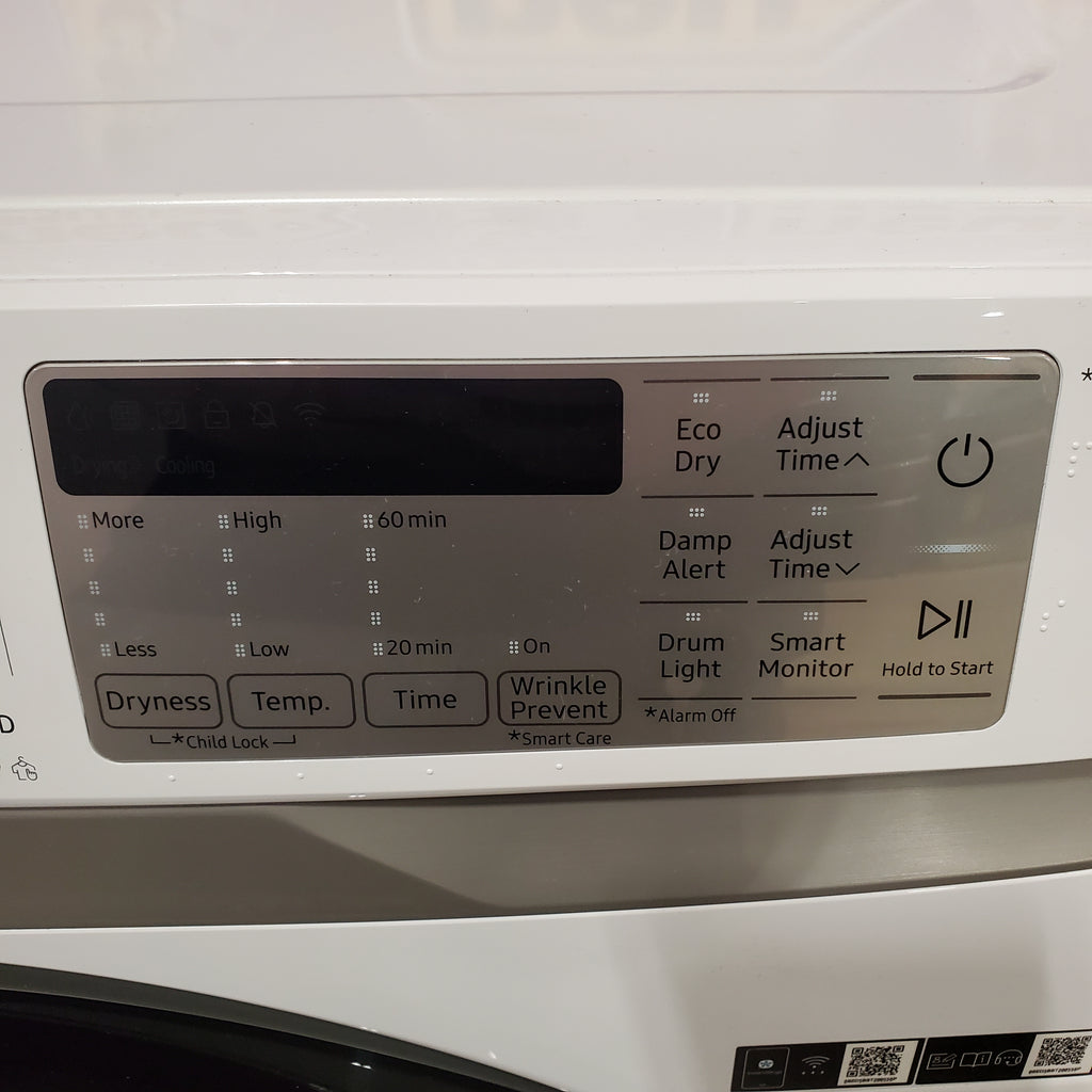 Pictures of Samsung 7.5 cu. ft. Front Load Gas Dryer with Steam 31134SD186 - DVG45B6300W - Scratch & Dent (Minor) - Neu Appliance Outlet - Discount Appliance Outlet in Austin, Tx