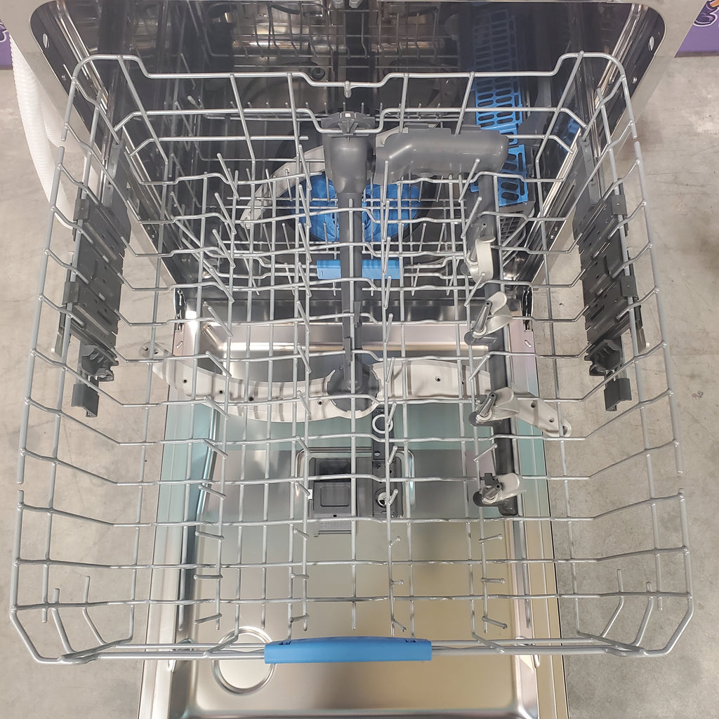 Pictures of GE Profile Fingerprint Resistant Stainless Steel Energy Star Top Control Stainless Steel Interior Dishwasher with Microban Antimicrobial Technology PDP715SYVFS - Scratch and Dent (Minor) - Neu Appliance Outlet - Discount Appliance Outlet in Austin, Tx