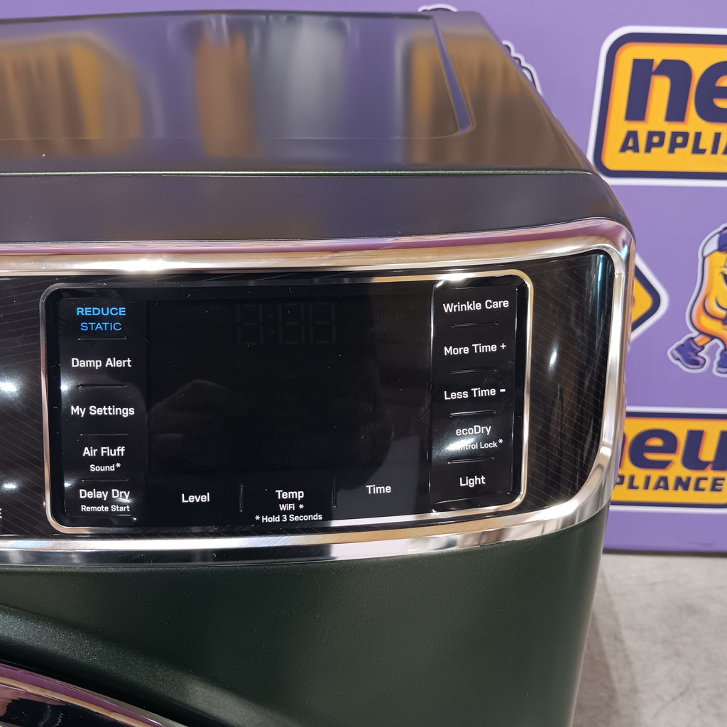 GE Profile™ 5.5 cu. ft. Capacity Smart Front Load ENERGY STAR® Steam Washer PFW955SPWGN - New Box and GE Profile 7.8-cu ft Stackable Vented Gas Dryer with Steam Cycle in Carbon Graphite 16204 - PFD95GSPWDS - Scratch & Dent (Minor)