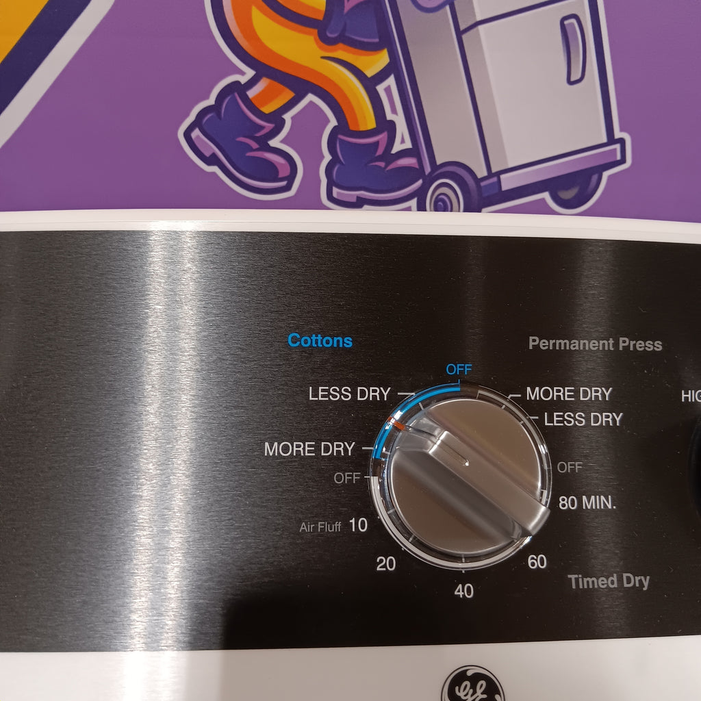 Pictures of GE® Commercial Quality 6.2 cu. ft. Capacity Electric Dryer with Up To 120 ft. Venting GTX52EASPWB - New in Box - Neu Appliance Outlet - Discount Appliance Outlet in Austin, Tx