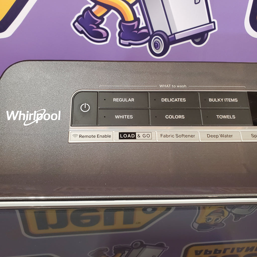 Pictures of Whirlpool 5.2 - 5.3 cu. ft. Top Load Washer with 2 in 1 Removable Agitator and Load & Go™ Dispenser 30131SD39 - WTW8127LW - Scratch & Dent (Minor) - Neu Appliance Outlet - Discount Appliance Outlet in Austin, Tx
