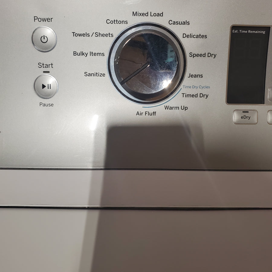 GE® ENERGY STAR® 7.4 cu. ft. Capacity Aluminized Alloy Drum Electric Dryer with Sensor Dry GTD65EBSJWS - Certified Refurbished