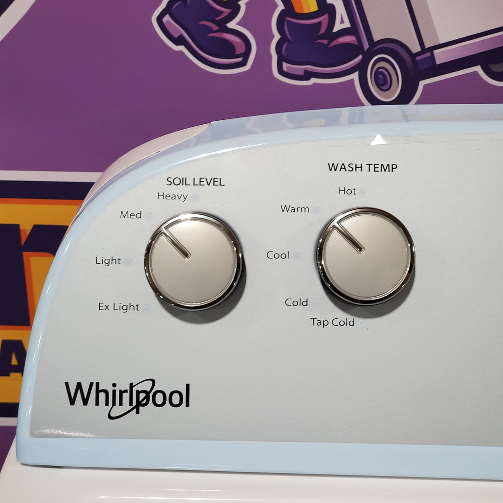 Whirlpool Top Load 3.5 Cu. Ft. Washer with Deep Water Wash Option WTW4816FW - Scratch & Dent (Minor) and Whirlpool Vented 7.0 Cu. Ft. Electric Dryer 16046 - WED4815EW - Scratch & Dent (Minor)
