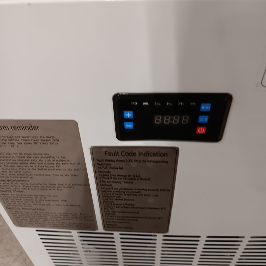 Pictures of Tittla f130 Lbs/Day Freestanding Built-In Ice Maker, 44 Lb Storage, 24-Piece Gourmet Ice Tray, Spray Ice Making 251318SD1362 - KM24MAK100 - Scratch & Dent (Minor) - Neu Appliance Outlet - Discount Appliance Outlet in Austin, Tx