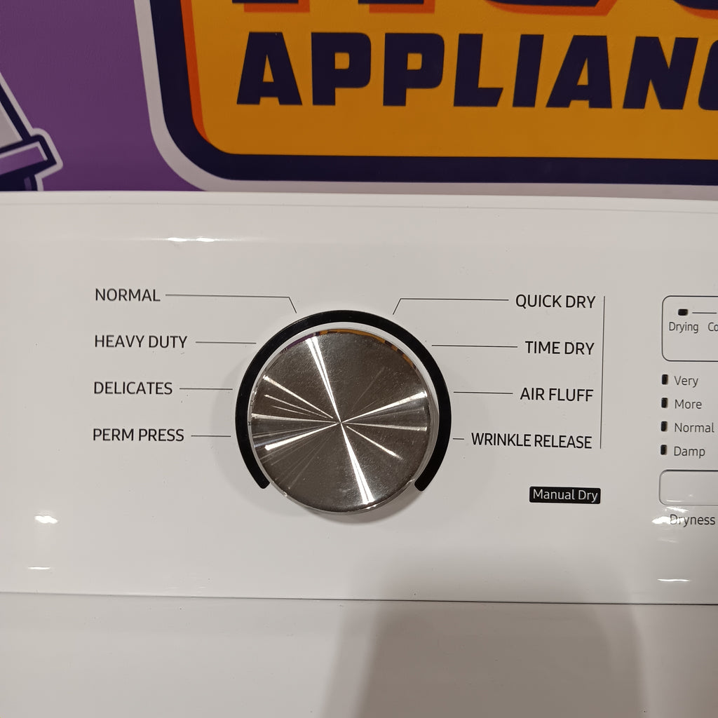 Pictures of Samsung 7.2 cu. ft. Electric Dryer with Sensor Dry in White DVE45T3200W - Certified Refurbished - Neu Appliance Outlet - Discount Appliance Outlet in Austin, Tx