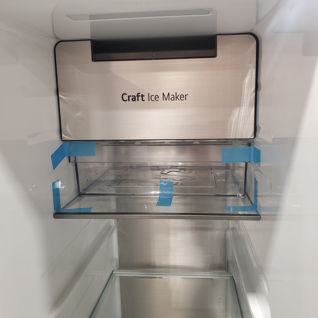 Pictures of LG 27 cu. ft. Smart Side-by-Side Refrigerator with Smooth Touch Ice & Water Dispenser 3SD664 - LL27T3530S - Open Box - Neu Appliance Outlet - Discount Appliance Outlet in Austin, Tx