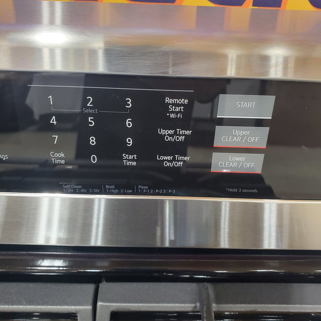 Pictures of LG 6.9 cu. ft. Smart Gas Double Oven Freestanding Range with ProBake Convection®, Air Fry & Air Sous Vide 21SD025 - LDGL6924S - Scratch & Dent (Minor) - Neu Appliance Outlet - Discount Appliance Outlet in Austin, Tx