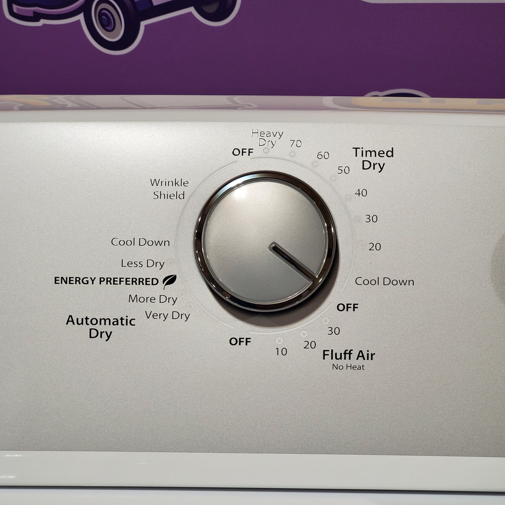Whirlpool 3.8–3.9 Cu. Ft.  Top Load Washer with 2 in 1 Removable Agitator and Soil Level Selection WTW4957PW - Open Box and Whirlpool 7-cu ft Vented Electric Dryer 16050 - WGD4815EW - Scratch & Dent (Minor)