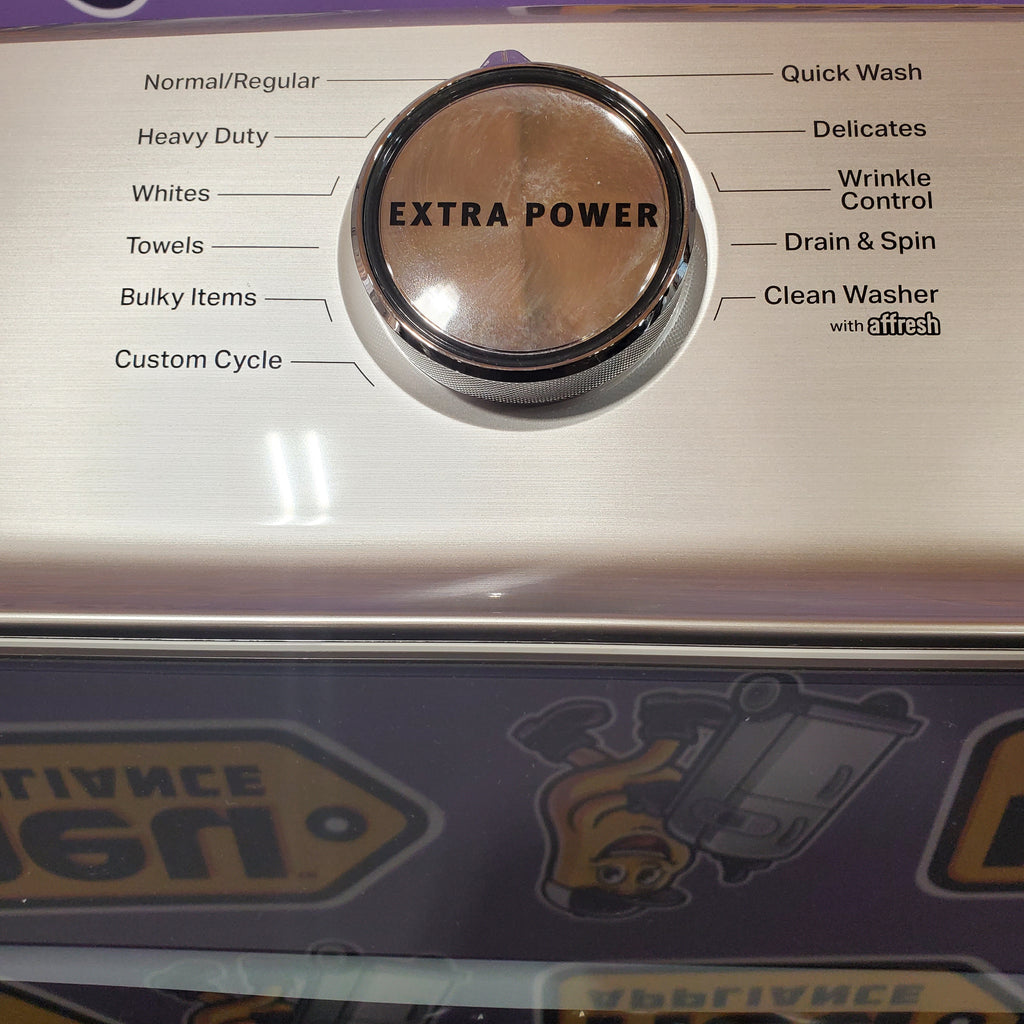 Pictures of Maytag 4.7 cu. ft. Smart Top Load Washing Machine with Deep Fill Option MVW6230HW - Scratch & Dent (Minor) and Maytag 7.4 cu. ft. Electric Steam Dryer with Extra Power Button 16076 - MED7230HW - Scratch & Dent (Minor) - Neu Appliance Outlet - Discount Appliance Outlet in Austin, Tx