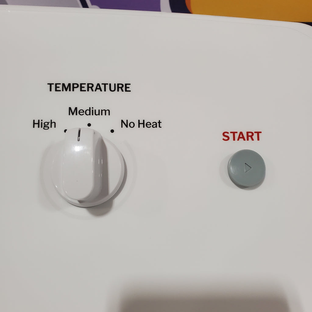 Hotpoint® 4.0 cu. ft. Capacity Washer with Cold Plus and Water Level Control HTW265ASWWW - Scratch & Dent (Major) and Hotpoint 6.2 cu. ft. Capacity Electric Dryer with Up To 120 ft. Venting and Shallow Depth 16184 - HTX26EASWWW - Scratch & Dent (Minor)