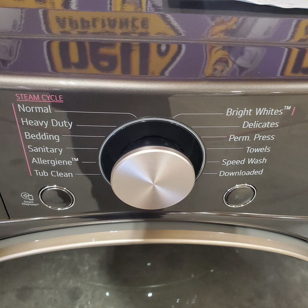 Pictures of LG Front Load 4.5 Cu. Ft. Washer with TurboWash 360 Technology WM4000HBA - Scratch & Dent (Minor) and LG Smart Wi-Fi Enabled Front Load Electric 7.4 Cu. Ft. Dryer with TurboSteam 16094 - DLEX4000B - Scratch & Dent (Minor) - Neu Appliance Outlet - Discount Appliance Outlet in Austin, Tx