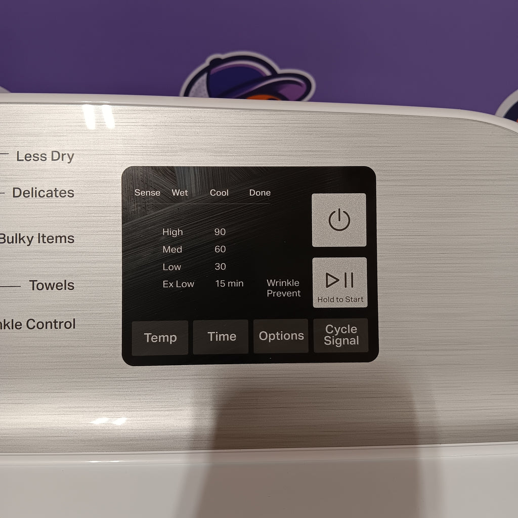 Pictures of Maytag 7.0 cu ft Electric Dryer with Moisture Sensing and Quick Dry Cycle 30132SD68 - MED6200KW - Scratch & Dent (Moderate) - Neu Appliance Outlet - Discount Appliance Outlet in Austin, Tx